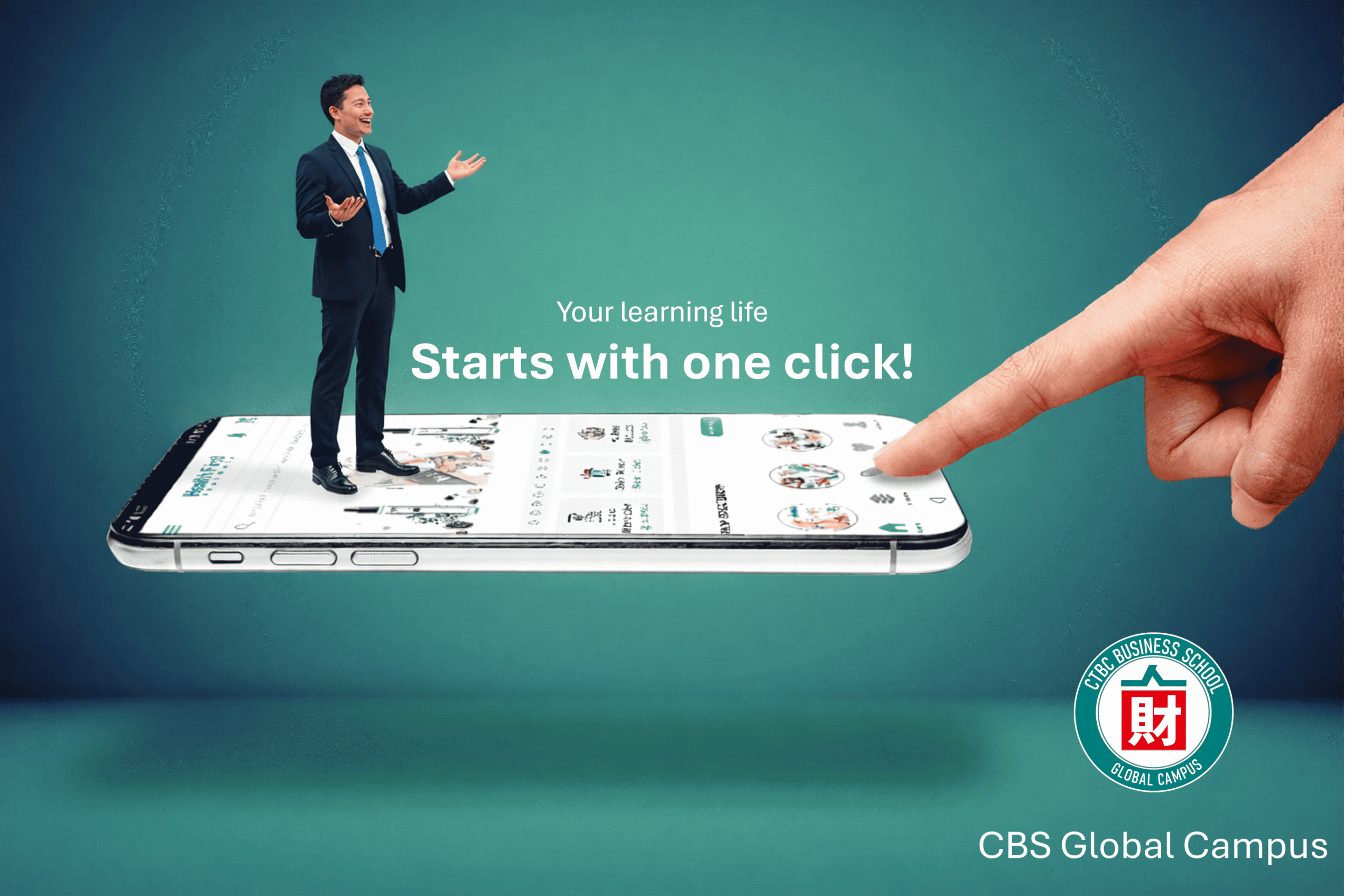 手機介面示意圖（兩支手機）